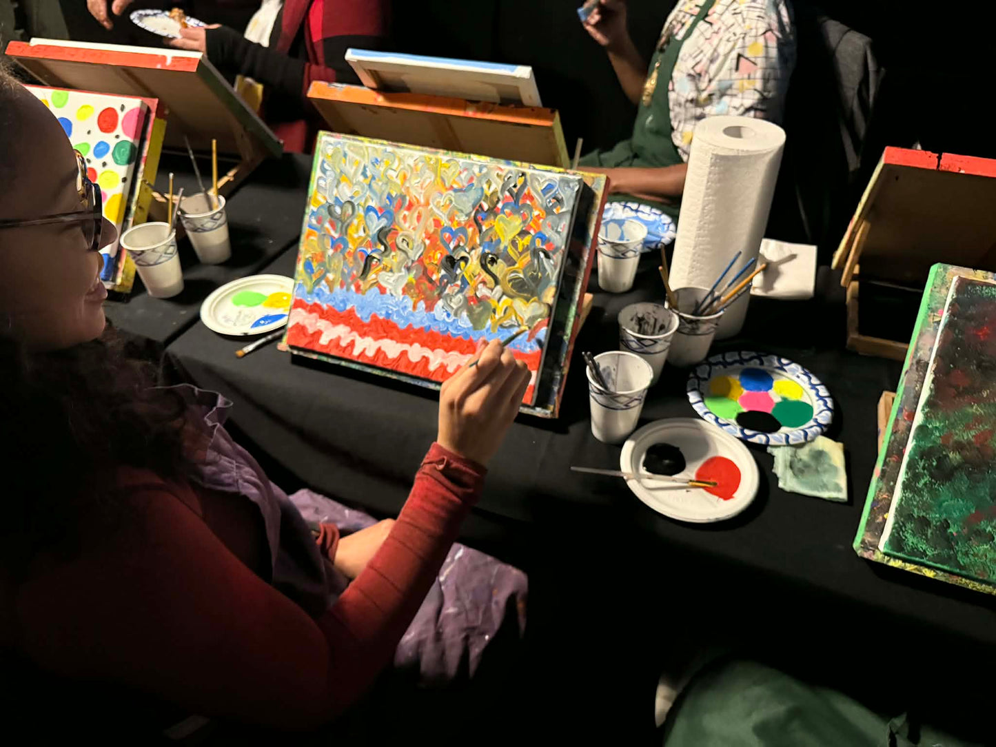 Private Paint Room Group Session