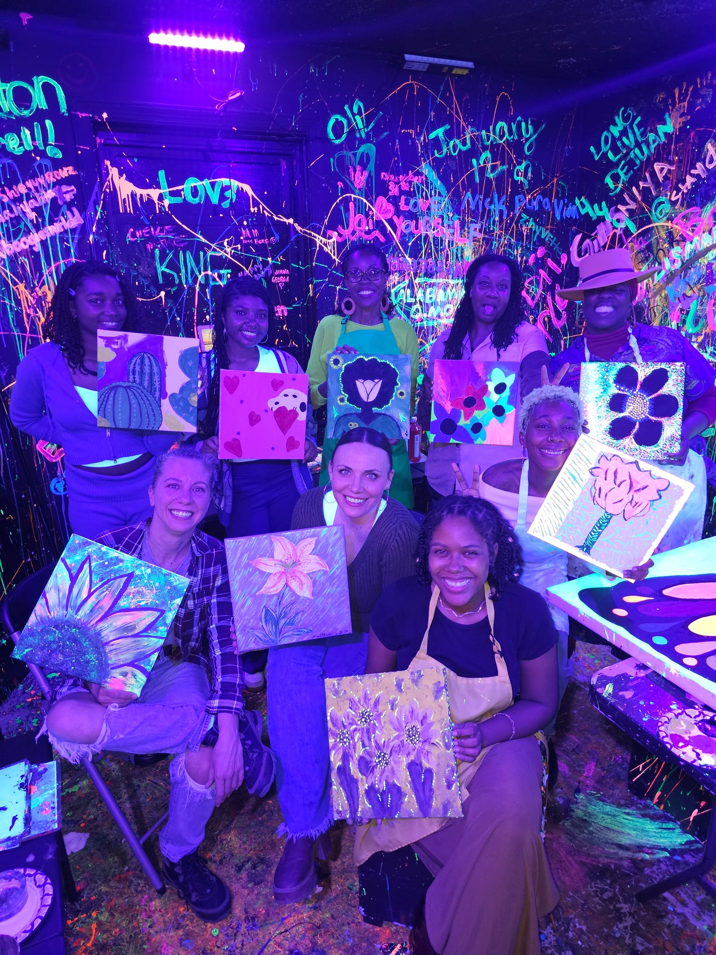 Private Paint Room Group Session