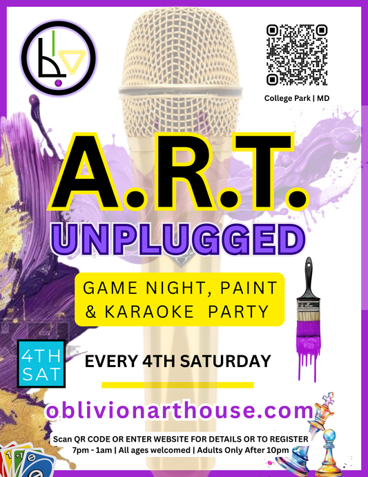 Art Unplugged | Game Night ▪︎ Paint  ▪︎ Karaoke