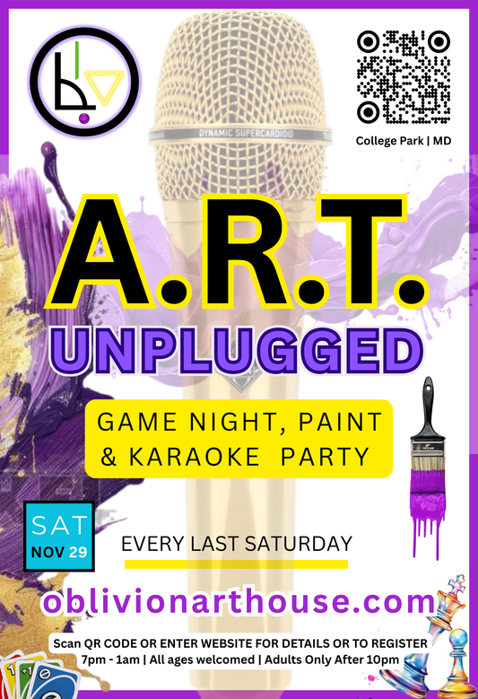 Art Unplugged | Game Night ▪︎ Paint  ▪︎ Karaoke